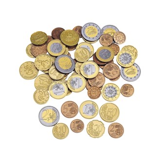 Legepenge euro mønter