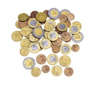 Legepenge euro mønter