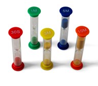 Timeglas 5 stk.
