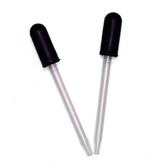 Pipette med gummihætte 8 stk.