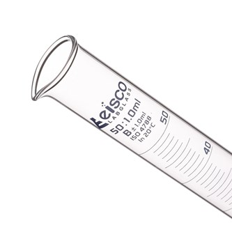 Målecylinder af glas 50 ml