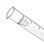Målecylinder af glas 50 ml