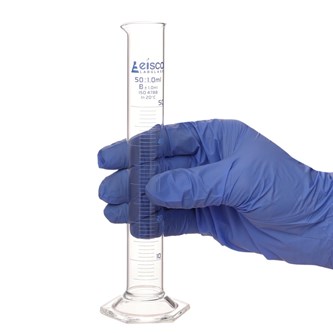 Målecylinder af glas 50 ml