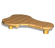 Organisk platform i robinie