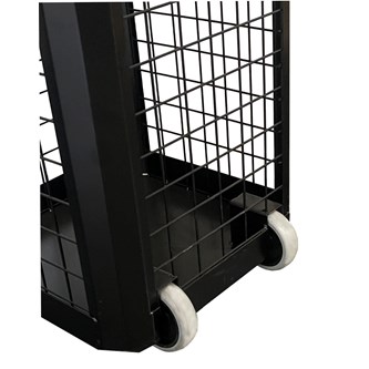 Vogn m/hjul til stave