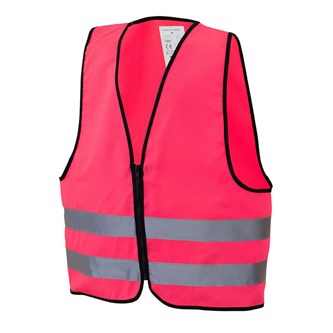 Refleksvest barn m/lynlås XS