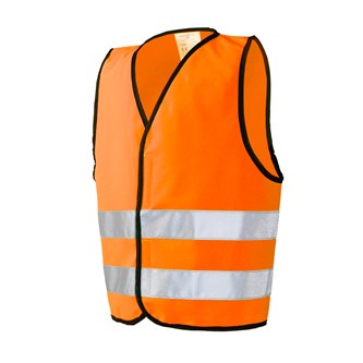 Refleksvest velcroluk XXS
