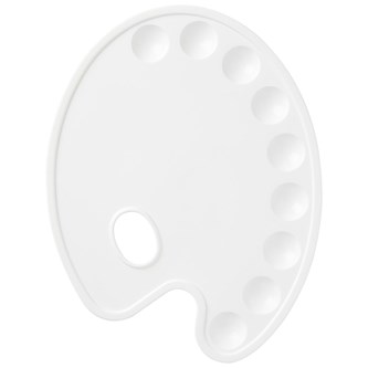 Plastpalet oval