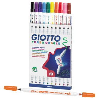 Giotto Turbo Double tuscher m/dobbeltspids