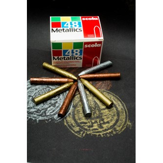 Vokskridt metallic