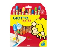 Giotto be-bé farveblyanter m/blyantspidser 12 stk.
