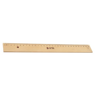 Trælineal 30 cm 10 stk.