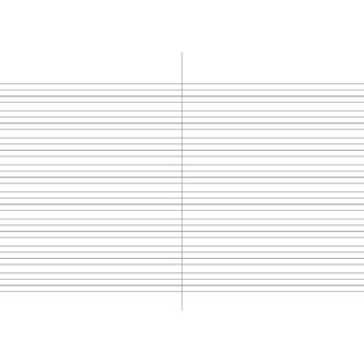 Skrivehæfte A5, 5+5+5+7 mm hjælpelinjer