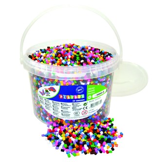 Rørperler Midi grundfarver 20.000 stk.