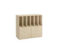 Fixa opbevaring 6 rum 6 skuffer
