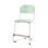 Matte FSC stol sh 50 cm lille sæde hvidt stel