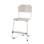 Matte FSC stol sh 50 cm lille sæde hvidt stel
