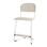 Matte FSC stol sh 45/63 cm stort sæde, hvidt stel