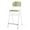 Matte FSC stol sh 65 cm lille sæde hvidt stel