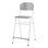 Matte FSC stol sh 65 cm lille sæde hvidt stel