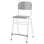 Matte FSC stol sh 54 cm lille sæde hvidt stel