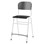 Matte FSC stol sh 54 cm lille sæde hvidt stel