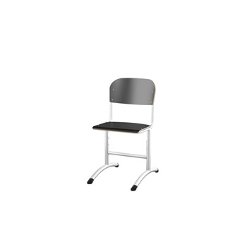 Matte FSC stol sh 38-51 cm lille sæde hvidt stel
