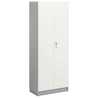 Norden FSC materialeskab 5 hylder B80xD47xH210 lysegrå