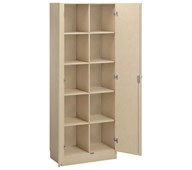 Norden materialeskab 10 rum B80xD47xH210 birk