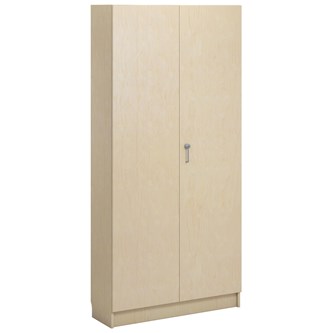Norden FSC materialeskab 2 laminatlåger B100xD32xH210 cm birk