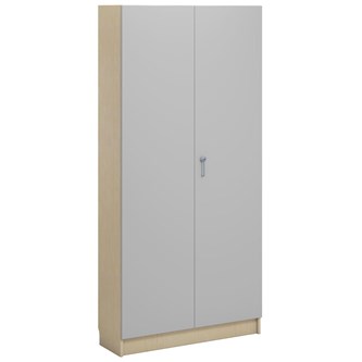 Norden FSC materialeskab 2 laminatlåger B100xD32xH210 cm birk