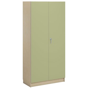Norden FSC materialeskab 2 laminatlåger B100xD47xH210 cm birk