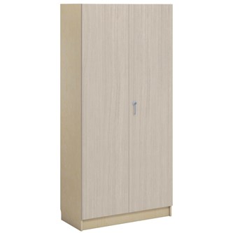 Norden FSC materialeskab 2 laminatlåger B100xD47xH210 cm birk