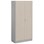 Norden FSC materialeskab 2 laminatlåger B100xD47xH210 cm lysegrå