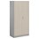 Norden FSC materialeskab 2 laminatlåger B100xD60xH210 cm lysegrå