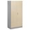 Norden FSC materialeskab 2 laminatlåger B100xD60xH210 cm lysegrå