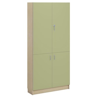 Norden FSC materialeskab 4 laminatlåger B100xD32xH210 birk