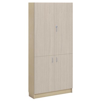 Norden FSC materialeskab 4 laminatlåger B100xD32xH210 birk