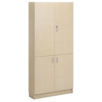 Norden FSC materialeskab 4 laminatlåger B100xD32xH210 birk