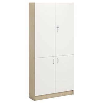 Norden FSC materialeskab 4 laminatlåger B100xD32xH210 birk