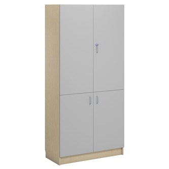 Norden FSC materialeskab 4 laminatlåger B100xD47xH210 birk