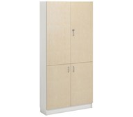 Norden FSC materialeskab 4 laminatlåger B100xD32xH210 hvid