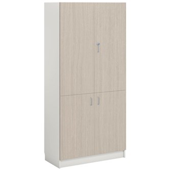 Norden FSC materialeskab 4 laminatlåger B100xD60xH210 hvid