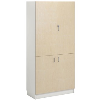 Norden FSC materialeskab 4 laminatlåger B100xD60xH210 hvid
