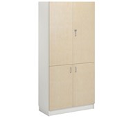 Norden FSC materialeskab 4 laminatlåger B100xD60xH210 hvid