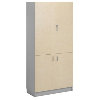 Norden FSC materialeskab 4 laminatlåger B100xD47xH210 lysegrå
