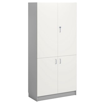 Norden FSC materialeskab 4 laminatlåger B100xD47xH210 lysegrå