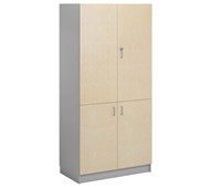 Norden FSC materialeskab 4 laminatlåger B100xD60xH210 lysegrå