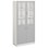 Norden FSC materialeskab 2 laminat-/2 glaslåger B100xD47xH210 hvid