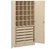 Norden skab til sytilbehør B100xD47xH210 birk